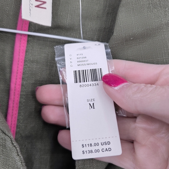 New Anthropologie Dolan Utility Jacket Medium - Picture 6 of 10